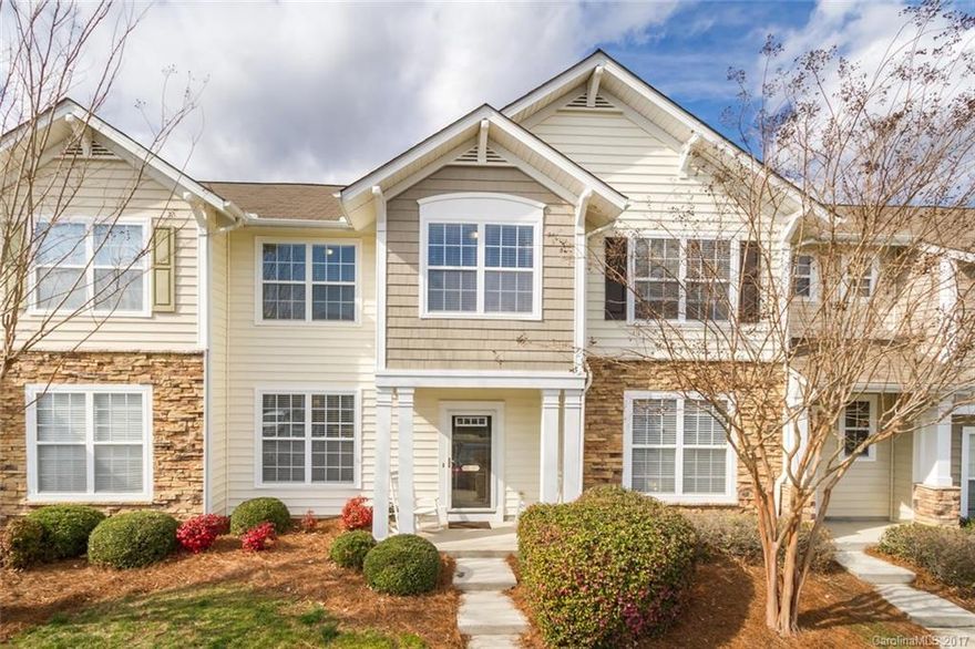 Wonderfully appointed Fieldstone 3 bed charmer. This lovely home features a bright and open floor plan with a great kitchen for dining and entertaining! New carpet leads to the vaulted master bedroom completed with en suite bath and great views of the natural areas.  Enjoy the open floor plan with lots of natural light, hardwoods and a back patio perfect for pets and entertaining. Open the motorized awning with the touch of a button. Only steps away from the pool, shopping, dining and more!