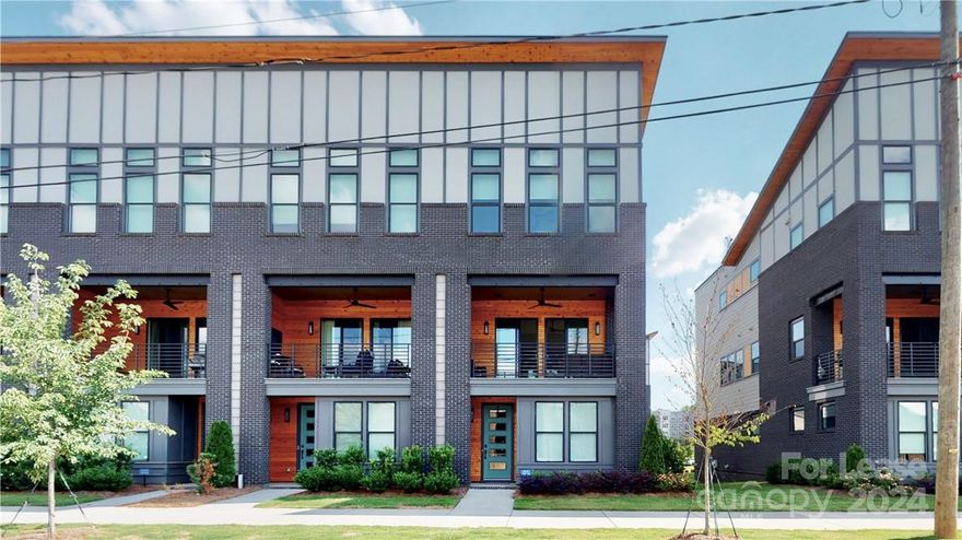 Stunning, modern, and rare rental opportunity!  You will be amazed by this 3 story end-unit beautiful home!  Abundance of light throughout.  Three generously sized bedrooms, each with their own en-suite bathrooms.  Amazing open living area - perfect for entertaining, cozy fireplace, and a balcony that has amazing city views.  Gourmet kitchen with island seating, beverage refrigerator, high end appliances, and abundance of cabinets and countertop space.  Beautiful finishes throughout with upgrades in every room.  Heated floors in the oversized primary bath!  Endless hot water with an efficient on demand water heater, washer dryer included, 2 car garage, and convenient drop zone as you walk in.  Fantastic location that puts you in the center of it all - walk to restaurants, shops and breweries, or hop on a freeway in just a couple minutes.  Landlords strongly prefer no pets but will be considered on a case by case basis.