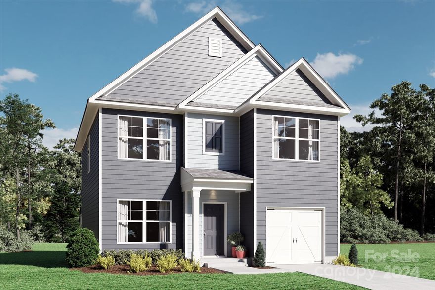 Welcome to Linwood Greens! This Willow plan features 4 bedrooms and 2.5 bathrooms. The open floor plan concept allows the home to flow seamlessly from the kitchen into the living room. The bathrooms and kitchen feature shaker cabinets and chrome/satin hardware throughout. SPC flooring through the common area on the main level and carpet in the upstairs and bedrooms. Offering up to $5K in closing cost with use of our preferred lender. Easement along the back of the property and gravity pump in the front yard and shared driveway. Built by Red Cedar Homes