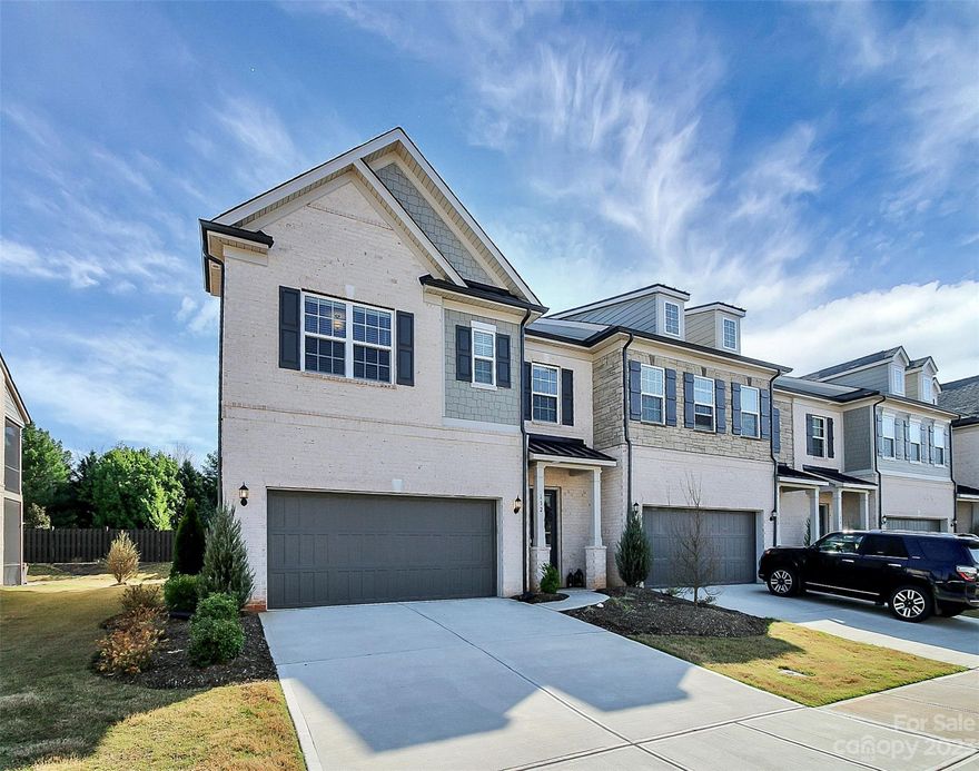 RARE OPPURTUNITY TO OWN AN END UNIT TOWN HOME IN THE TOWNS AT AUDREY PARK! THIS BEAUTIFUL LIKE-NEW TOWNHOME HAS BEEN METICULOUSLY MAINTAINED! OPEN FLOOR PLAN DOWNSTAIRS.  SPACIOUS LIVING ROOM  WITH TONS OF NATURAL LIGHT, CUSTOM CEILINGS & BUILT INS! KITCHEN FEATURES QUARTZ COUNTERTOPS, TILE BACKSPLASH, GAS COOKTOP & A LARGE ISLAND WITH BAR STOOL SEATING! OFF THE KITCHEN IS A SCREENED IN PORCH AND EXTENDED PATIO AREA. UPSTAIRS YOU'LL FIND TWO LARGE SECONDARY BEDROOMS, BOTH WITH THEIR OWN EN-SUITE BATHROOMS STEP THROUGH THE DOUBLE DOORS TO FIND THE OVER-SIZED RETREAT-LIKE MASTER BEDROOM! MASTER FEATURES TRAE CEILINGS, SEPARATE SITTING AREA & PRIVATE BALCONY! THE MASTER BATHROOM BOASTS TWO VANITIES, TWO WALK IN CLOSESTS WITH CUSTOM SHELVING & LUXURIOUS WALK IN SHOWER. DOUBLE GARAGE OFFERS PLENTY OF PARKING SPACE AND EXTRA STORAGE SPACE! MONTHLY HOA DUES INCLUDE CABLE, INTERNET, LAWN MAINTENANCE & TRASH PICK UP!  CLOSE TO BLAKENEY & WAVERLY, AWARD WINNING SCHOOLS LINED TO MARVIN SCHOOLS