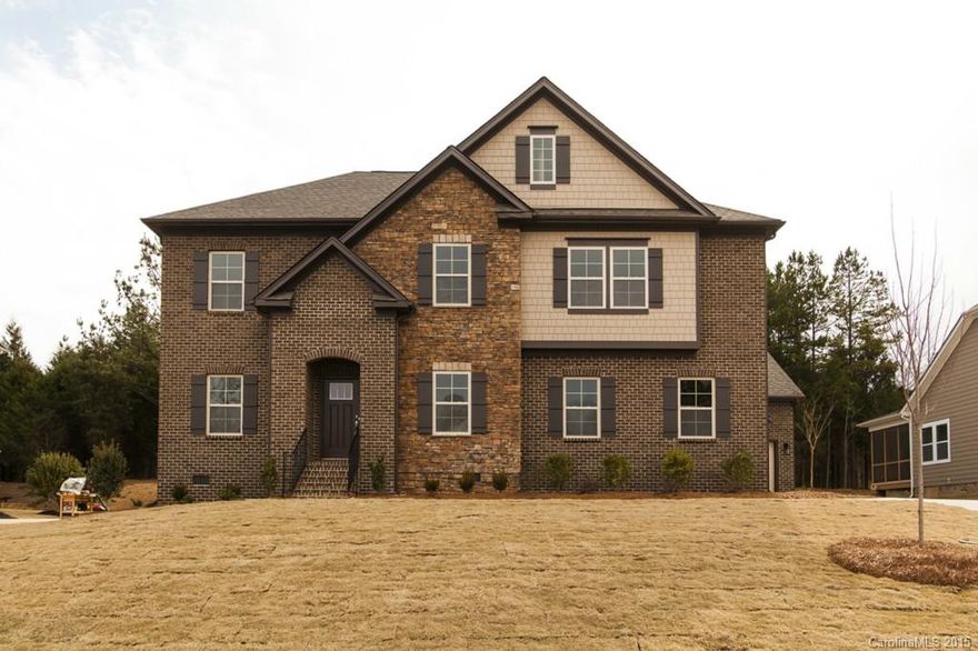 Amazing details in this 5 bedroom 3.5 bath home with study and game room.  Featuring master suite on the main floor and three car courtyard garage.  impressive foyer, open kitchen with center island,granite counter tops, upgraded cabinetry, stainless steel built in wall oven and microwave, drop in gas cook top, breakfast nook and more!