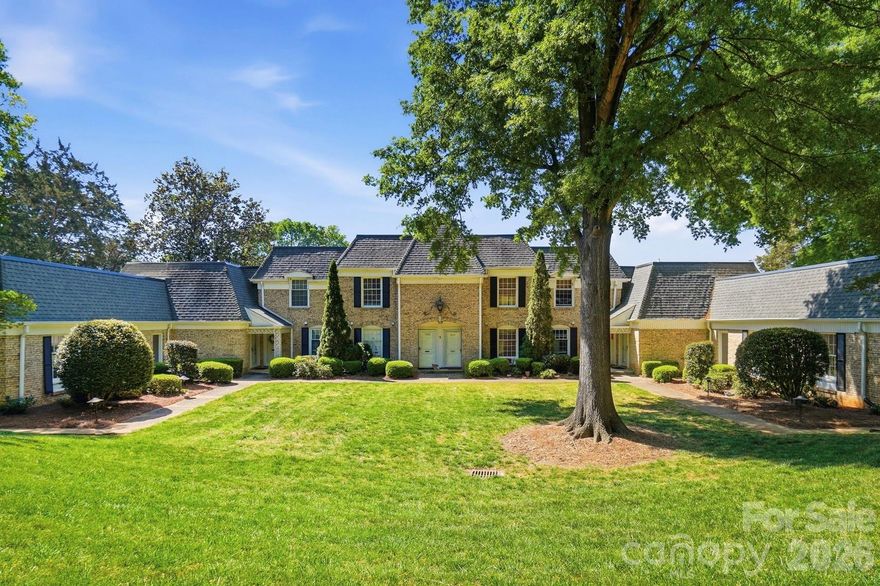 Waterfront living in the heart of south Charlotte!  Enjoy a maintenance-free lifestyle in this spacious, fully remodeled 3 bedroom 2 bath end unit townhome, overlooking a serene pond and expansive greenspace. Located within an established, amenity-rich community, including a clubhouse with a large brick patio overlooking the lake, 2 pools, walking trails, tennis and pickleball courts.  

Inside the townhome, the kitchen features white shaker cabinets, granite countertops and new stainless steel appliances.  Wood burning fireplace in the living room.  The dining room and adjacent sunroom overlook the pond.  A generously sized patio, accessible from the sunroom, living room and master bedroom, also overlooks the pond and green space.  A serene retreat, ideal for container gardening!  Multiple closets on main level provide ample storage.  New laminate wood flooring throughout the home.  Master bedroom and full bathroom on main level. Two generously sized bedrooms upstairs, with a shared full bathroom and linen closet.  Both bathrooms have been fully updated. Two new air handler systems. 

Townhome includes two assigned parking spaces - one covered and one guest.  A highly energy efficient hydronic system, maintained by the HOA, provides heated and cooled air and hot water to the unit. This system eliminates the need for individual HVAC and water heater equipment for the unit.  Temperature setting is fully adjustable with digital thermostats on each floor.  Townhome owner is only responsible for personal electricity.  See Information Sheet in notes for more detail.  Monthly HOA dues cover water and sewer, heating and cooling, amenities maintenance, landscaping, and exterior building maintenance.  

Walk across the street to shop and eat at Quail Corners, and stroll along the new Little Sugar Creek Greenway.  Minutes away from Southpark Mall, Carolina Place, Park Road Shopping Center, and more.  Easily accessible to uptown, and from I-485 and I-77. Welcome home!