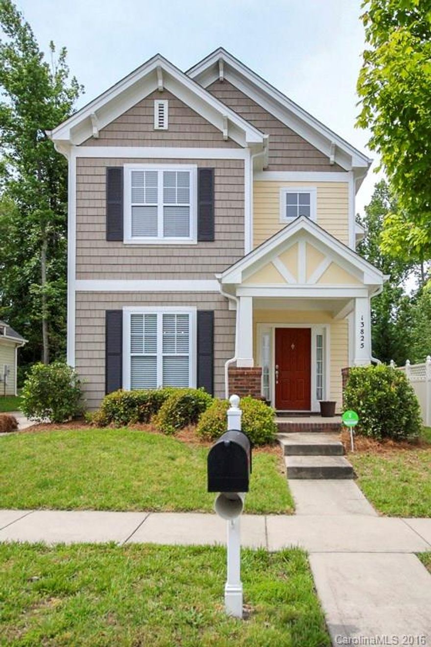 Saussy Burbank home in University area, convenient to I-485. The first floor has wood flooring throughout. Step into the foyer, and then the formal dining, pantry, kitchen, breakfast area, and the large family room. 1/2 bath downstairs also. Upstairs, BR #2 has new wood floor and leads to a Jack N Jill bath that is shared with BR #3 which is carpeted. Master Bedroom is also carpeted. Upgraded moulding throughout house. Tall vanity in Master bath. Roll out drawers in kitchen. Wooded backyard!