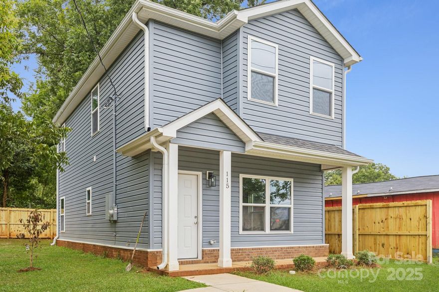 A new, Stainless Steel, French door refrigerator is now available with the purchase. Also, with a full offer, seller will pay $10,000 to cover closings costs and buy rate down to lower payments. 
Welcome home to this stunning new construction in the heart of Rock Hill! This 3 bedroom, 2.5 bathroom
two-story beauty offers modern living with no HOA. Enjoy LPV flooring throughout, sleek stainless steel
appliances, and washer/dryer hookups for added convenience. Don’t miss your chance to own a stylish,
low-maintenance home close to everything Rock Hill has to offer! The buyer’s income must not exceed 120% of area median income (AMI) as defined above by U.S Department of Housing and Urban Development for the Charlotte MSA. The property will be deed restricted, and may not be sold to anyone making greater than 120% of the AMI for a period of 15 years from the original eligible purchase date of property. 2023 120% AMI Limits 1-$83,650 2-$95,600 3-$107,550 4-$119,500 5-$129,100 6-$138,650 7-$148,200 8-$157,750
