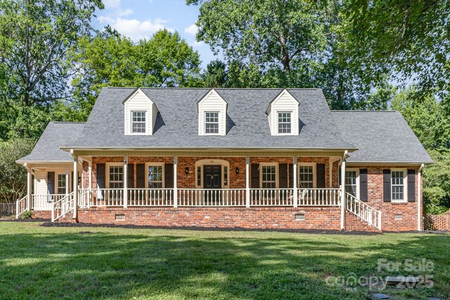 Charming Cape Cod-style home in the sought-after Shadowbrook subdivision of Rock Hill! Just minutes from downtown, shopping, dining, and the hospital, this 3BR/2.5BA home offers 2,928 sq. ft. of inviting living space. Enjoy hardwood floors, exposed wooden beams, and custom built-ins crafted from 100-year-old reclaimed wood. The kitchen features granite countertops, stainless steel appliances, a brick backsplash, island, breakfast nook, and built-in desk. The spacious great room includes a fireplace, wet bar, and kegerator, while the sunroom impresses with soaring ceilings and its own heat pump. The oversized main-level primary suite includes a dual vanity ensuite. Home was recently renovated by the Sellers. BRAND NEW roof, flooring, paint, carpet, as well as other upgrades. You do not want to miss out on this move in ready home.