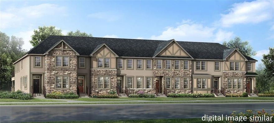 3 bedroom with 2nd floor loft, corner fireplace in gathering room with separate breakfast area at kitchen.  Center island with sink, hardwoods 1st floor, tile baths, granite, tile backsplash, pendant lights, trey in master bedroom, rear deck.  100% USDA Financing Available.