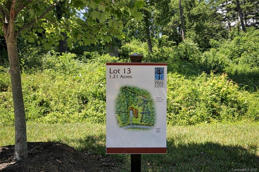 Beautiful lot with amazing long range views in new high end "green development". Grove Park Cove is 3 miles from downtown Asheville. Water, sewer and natural gas in this upscale community with sidewalks within short distance to Grove Park Inn and Beaverdam. New home being constructed. Breathtaking views. Lots range from 1 to 3.5 acres. Check out the website for further details. All of North Asheville benefits.