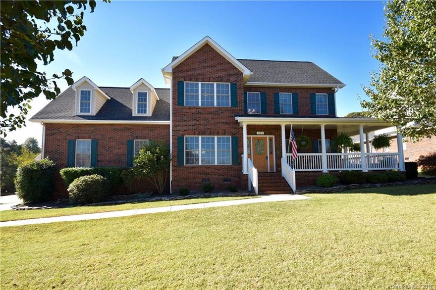 Beautiful home in established, desired neighborhood. Lots are well spaced and roads, water, sewer are city of Lincolnton. Wrap around porch to enjoy the outdoors and deck on back as well. New roof 2008, copious storage space in attic and detached garage. Home warranty offered. New floor covering in kitchen. (Additional 982 sq footage is over sized 2 car detached garage/workshop with shed and bonus upstairs storage room.)