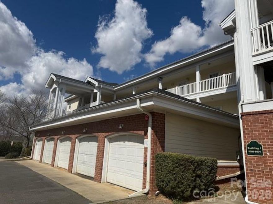 ~First Floor~Open Concept~Spacious 2 bedroom, 2 bath condo overlooking greenspace from a roomy covered  outdoor back patio w/storage room. You'll enjoy a well-equipped kitchen with abundant cabinetry, counterspace and appliances with breakfast bar. The great room is expansive-great for creating your own interior design with large sliding doors leading out to the tranquil backyard landscape and allowing plenty of light to encompass the home. Both bedrooms have en-suite baths and between rooms is the laundry with washer & dryer included. Convenient to UNCC, the Light Rail, along with 485, I-85 and I-77 accessible. Many restaurants, shopping and activities nearby. A great place to call home!