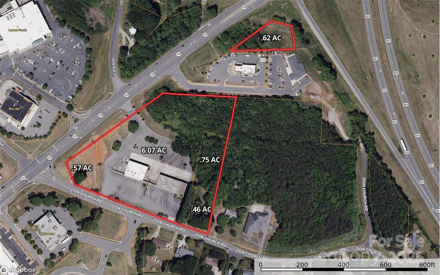 8.47 Acres of commercial land and buildings for sale with road frontage on NC Hwy 127 South with easy access to Hwy. 321. This land is ideal for redevelopment into commercial or multi-family residential housing with new commercial and residential development being developed near by in the Mountain View area of Catawba County. With quick access to Hickory NC and a fast 30 minute drive to Charlotte this is a great opportunity for a developer. The property currently has two commercial office buildings onsite with each building being approximately 15,000 square feet. The land is currently zoned CC-1 and has water,sewer, and gas. The zoning district is Hickory NC. The property consist of 5 parcels 370113047544,370109151308,370113041787,370113047798 and 370113045873. This property is also being marketed with an addtional 11.28 Acres that are next door. Call listing agent for more details.