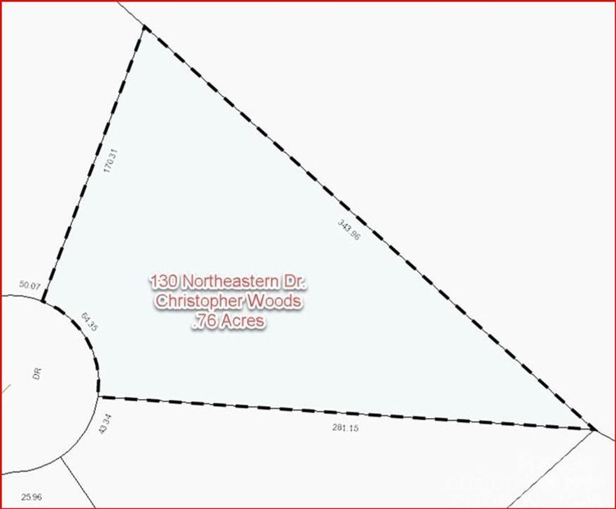 Build your dream home on this beautiful 0.768-acre homesite in the desirable Christopher Woods community! Enjoy peaceful surroundings just 3.5 miles from downtown, offering convenient access to shopping, dining, and local amenities. This spacious lot provides a great opportunity to create the custom home you’ve envisioned, with a minimum 1,800 sq. ft. build requirement and no mobile homes allowed, ensuring neighborhood quality and consistency. Located just outside city limits, you’ll benefit from lower county taxes while still being close to everything. Don’t miss this ideal spot for your next home—come see the potential today!