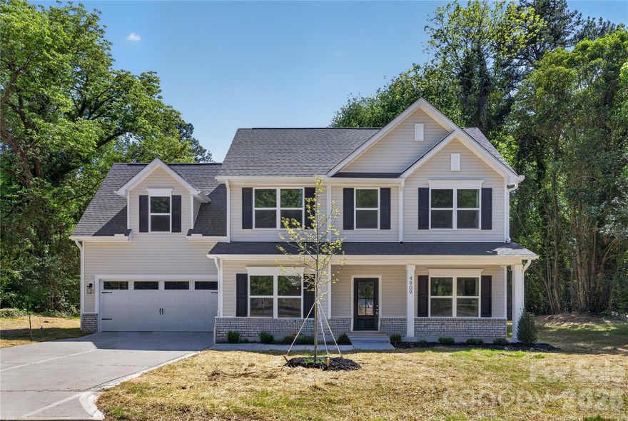 Experience modern living at its finest in this brand-new 4-bedroom, 2.5-bathroom home that perfectly balances contemporary design with everyday comfort. The main level features an inviting open floor plan, seamlessly connecting the spacious living area, dining space, plus separate formal dining room and beautifully appointed kitchen—ideal for both entertaining and relaxing. The kitchen is a true centerpiece, showcasing quartz countertops, a sleek subway tile backsplash, modern shaker-style cabinetry, and durable vinyl flooring throughout. A convenient half bathroom completes the main level.
Upstairs, discover four generously sized bedrooms, including one as an optional bonus room above the garage—perfect for a home office, fitness area, or media space. The primary suite offers a serene escape with a beautifully appointed en-suite bathroom and generous closet space. Enjoy the ease of living in a thoughtfully designed home close to CLT Airport, Billy Graham Parkway, all major highways, and vibrant downtown Charlotte.
Note: Photos are representative of a previous build and may not reflect the final finishes or layout.