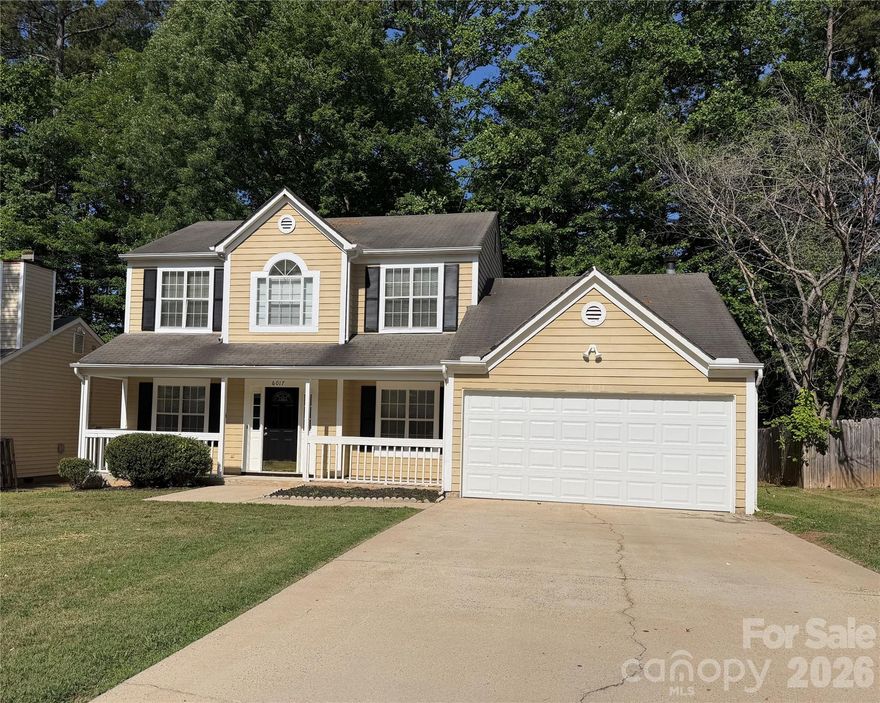 Welcome home to this charming 3-bedroom, 2.5-bath residence tucked away in a neighborhood just minutes from Charlotte Douglas International Airport. The home features a 2-car garage and a functional layout ideal for everyday living. Enjoy easy access to I-85 and I-485, making commuting and travel around Charlotte a breeze. A great opportunity to own in a convenient location with mature surroundings and neighborhood charm.
