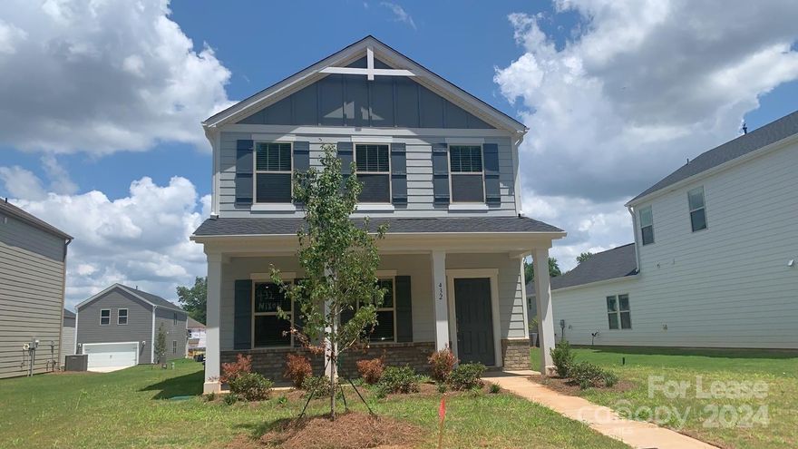 Beautiful Energy-Efficient 4 bed 2.5 bath home! Relax in the spacious primary suite with private bath and large walk-in closet. Downstairs, the sprawling kitchen island overlooks the open-concept great room. Linen cabinets and smoky grey granite countertops. Amberley community is ideally situated in the heart of Belmont where you can enjoy the outdoors with kayaking along the South Fork Catawba River or a variety of shopping and dining options on Main Street in nearby downtown.