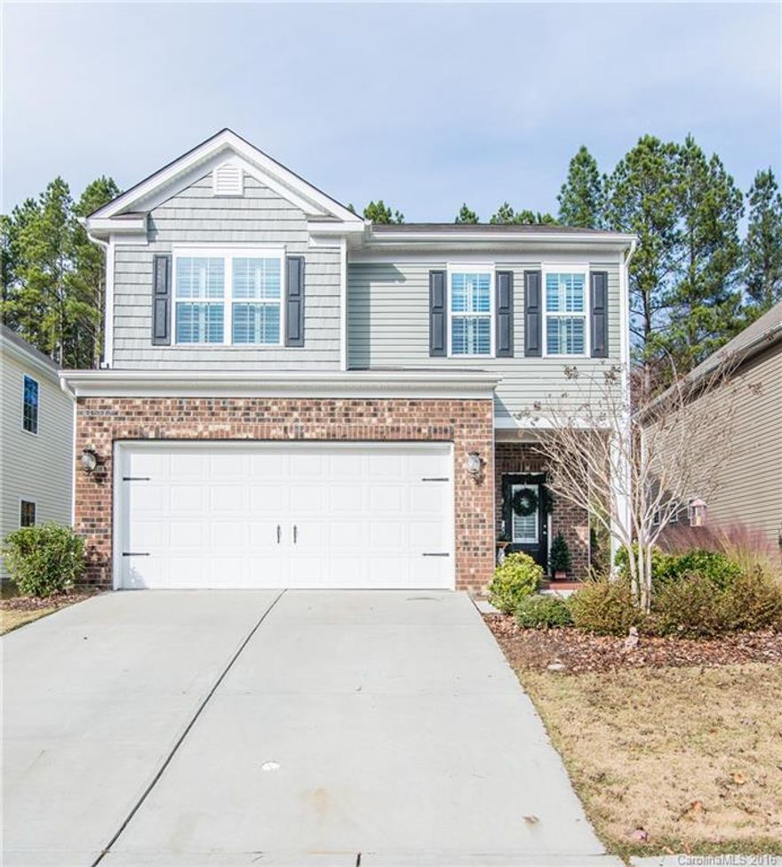 Why wait to build? This home is move-in ready! The popular Crestwood floorplan features hardwood floors on main, granite counters, plantations shutters, gas log fireplace, custom lighting, tiled bathrooms, and a fenced in yard.