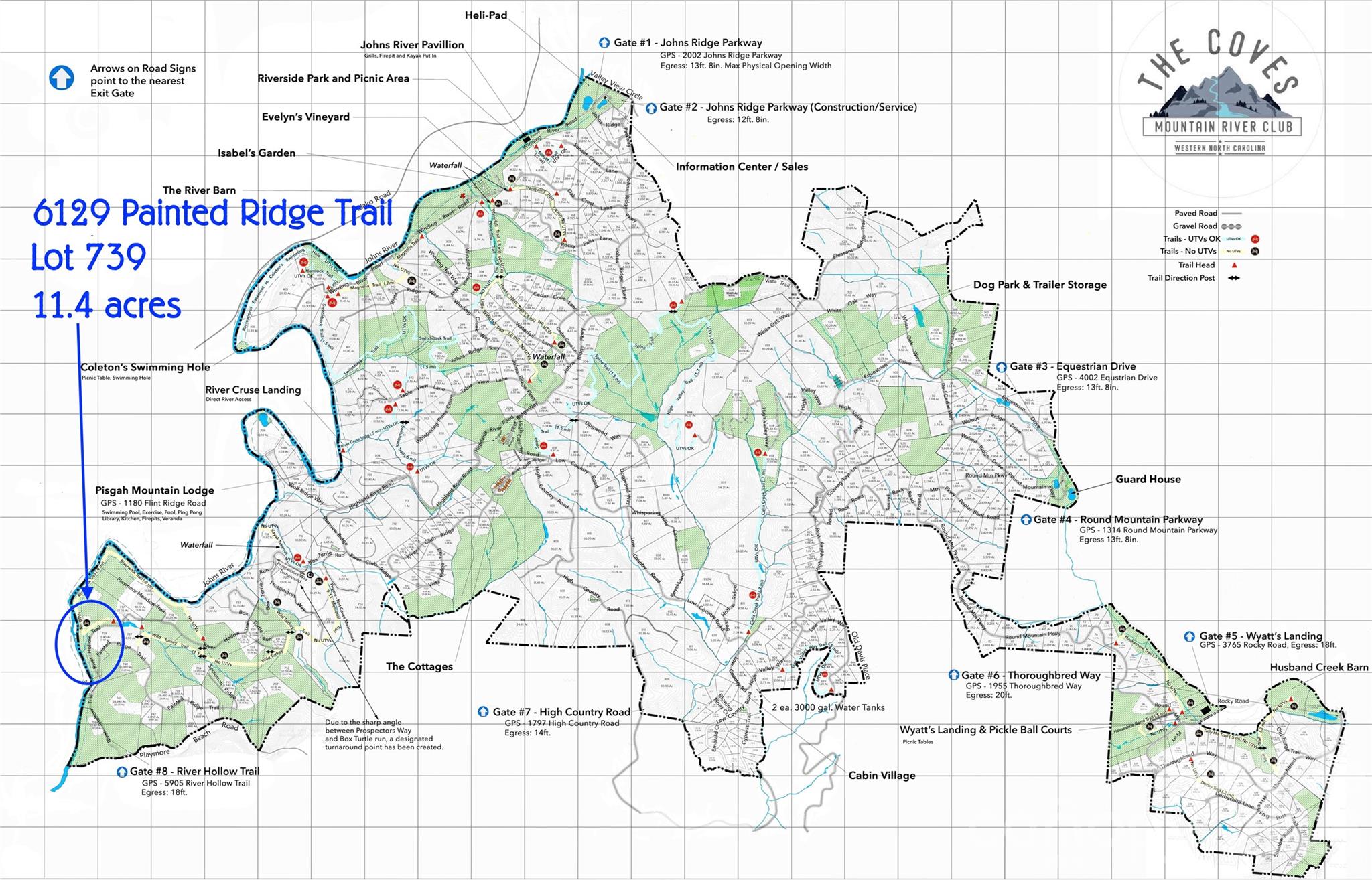 The Coves Mountain River Club - Land