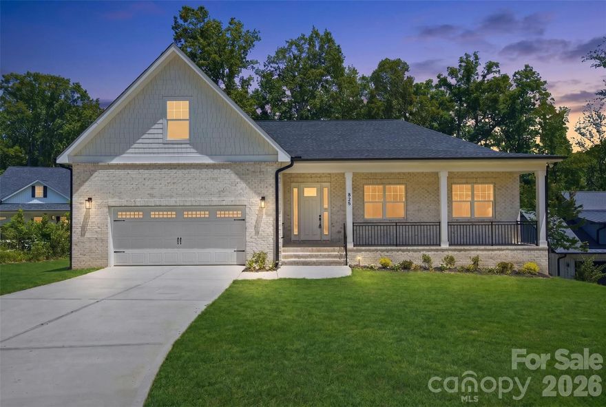 New construction home offering over 4,600 sq ft of heated living space across three levels. The main floor features an open-concept layout with a spacious family room, dining area, modern kitchen, flex room, and a luxurious primary suite. Two additional bedrooms and a covered front porch complete the main level. The fully finished basement adds incredible versatility with a large den, a fourth bedroom, flex room, laundry, and utility room — perfect for entertaining or multi-generational living. A second floor loft provides additional space for an office or bonus room. Enjoy outdoor living from the rear deck. Two-car garage included.