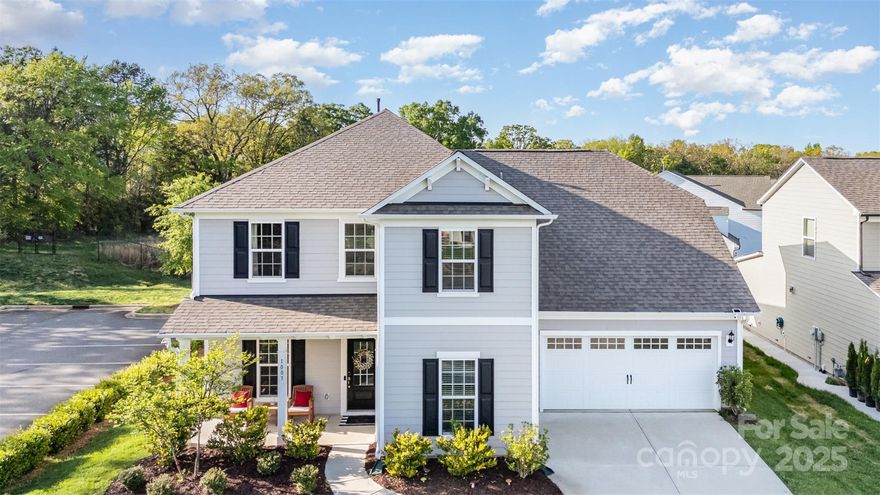 Practically new and move-in ready, this 4-bedroom, 2.5-bath home is located on a cul-de-sac in the highly desirable McCullough neighborhood—known for its top-tier amenities including two pools, a splash pad, tennis courts, and a playground. The open floor plan features a formal dining room, first-floor office, and a spacious kitchen with an oversized island that flows into the living room with a cozy fireplace. Upstairs you'll find a large primary suite with a luxurious ensuite bath featuring dual vanities and a shower and garden tub. Also upstairs are three additional bedrooms, two full baths, and a versatile bonus room. The fully fenced backyard offers privacy and space to relax or entertain. This home has been meticulously maintained and offers modern comfort in a vibrant, amenity-rich community. Enjoy a 1.5% closing cost credit with preferred lender!