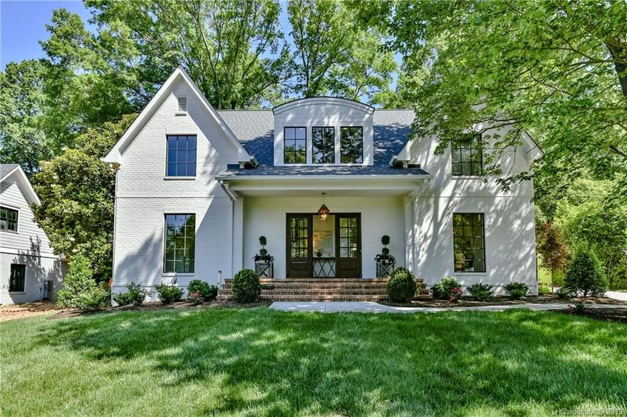 Stunning 5 bedroom custom home on sought after Cotswold street has been built by the Dunaway Company with design elements by Catherine Walters Interiors. Shiplap features and custom cabinetry will impress. Main level master suite includes huge walk-in closet and bathroom. Media/bonus room upstairs with 4 additional bedrooms. Large parking pad in front of detached garage provides for perfect basketball court. Must See!
*Buyer to verify school assignments as some CMS assignments are changing for school year 2019/2020.