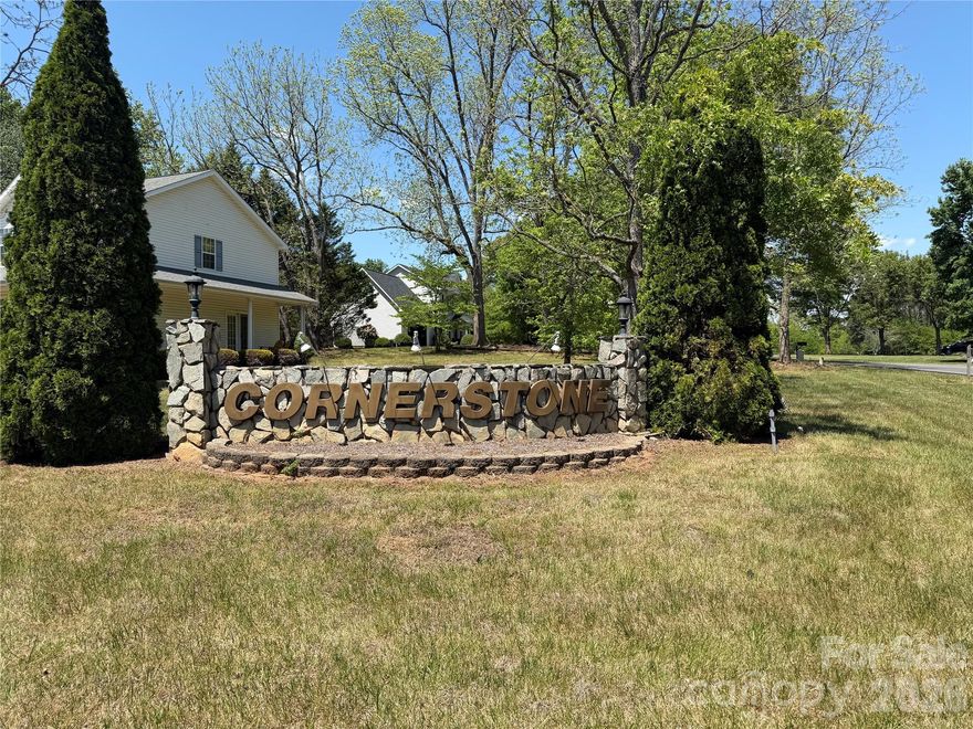 Lot 58 of the Cornerstone Subdivision which adjoins Brushy Mountain Golf Course. Enjoy the deeded cart part available to all residents. Each lot offers access to utilities at the road and are subject to connection requirements of each utility company. No HOA. Restrictions in attachments. This lot was previously perked and failed for a 3 bedroom home.