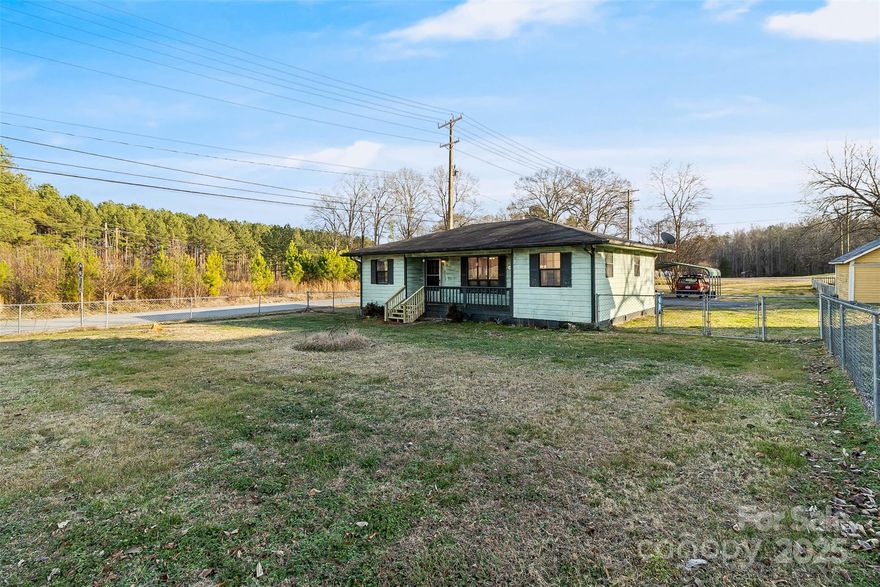 This 1993 home is located in the town of Catawba conveniently located to downtown area.  Close to Hwy 10 and Hwy 40 for commuting to work. This home is on .43 acres with a fenced yard. Front porch for relaxing in the evenings and morning coffee. Back yard has a shed and double car carport with lots of space to play.  Home comes with Washer, Dryer and Refrigerator. This 3 bed 1 bath home also has a dining area and nice size living room. Mud/laundry room when you enter the back of home. Home priced to sell as is ready for your own touches or a great investment property.