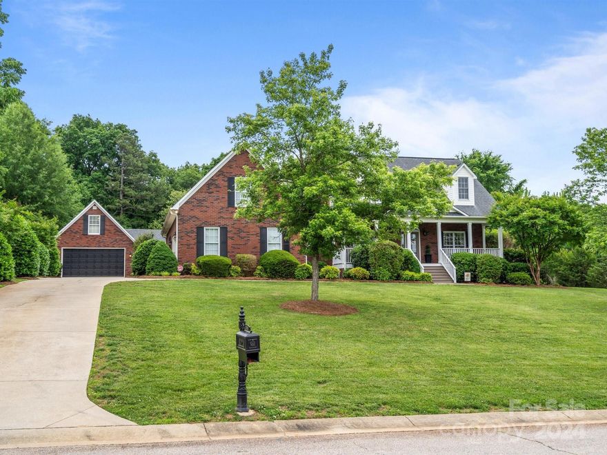 Welcome Home To Paradise Just Minutes from Lake Wylie! Outdoor Enthusiasts Will Love This Amazing, Expansive Custom Entertainment Space with Gazebo. The Outdoor Kitchen & Oversized Island Bar Area Are Exceptional. You Will Enjoy The Screened-In-Porch Overlooking The Custom Pebbletec Saltwater Pool & Spacious Backyard.  Experience The Open Dining Room with A Tray Ceiling & The Great Room With Its Exquisite Arched Windows & Cathedral Ceiling Providing Excellent Lighting, Plus A Natural Gas Fireplace with Added Built-Ins, Gorgeous Granite & Cabinetry Throughout The Kitchen & Kitchen Island. The Primary Bedroom Has An Updated Bath With Separate Shower, SWJ Tub, & Dual Vanity. Plus, A Walk-In "California Closet" Upgrade. Two Jack & Jill Bedrooms & an Updated Full Bath Down. The Upstairs Bedroom Has Two+ Closets. The Detached 2nd Living Quarters Has An Upstairs Flex Space/No Closet & a Downstairs Full Bath Great For Guests & Pool Guests, Plus a Two-Car Garage/Flex Place, All Heated & Cooled!