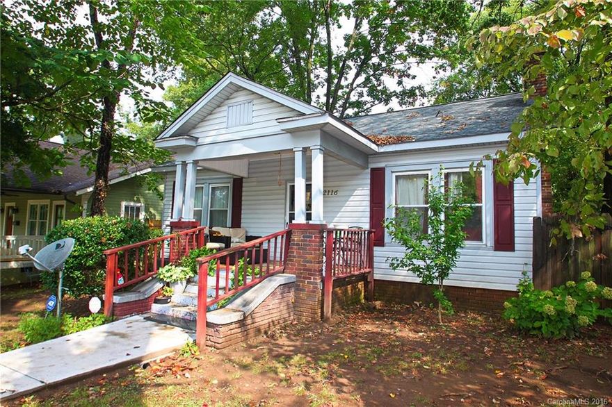 Looking for that bungalow near Uptown to personalize and call home?  Here is your chance.  This 1930’s Biddleville cottage sits stately overlooking several renovated and new homes.  Newer roof and HVAC.  Alley behind home offers access for parking or possible rear load detached garage.  This property is very close to the planned CityLYNX Gold Streetcar Line and also walkable to Blue Blaze Brewery and the Greenway.