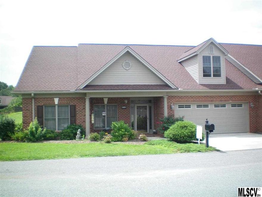 Abingdon Glen Village is Hickory’s only gated active adult townhome community specifically for adults ages 55+.  This one level end unit features a 22’x22’ two car garage, step-free design making all entrances to the home accessible as well as 9 foot ceilings, crown moldings in the entertainment spaces, ceramic tile flooring in baths, generous walk-in closets, and a walk-in showers in all baths with grab bars, seat, and hand-held shower.  This two bedroom home also features a sunroom with Andersen casement windows and 1st Floor room that can serve as an office, sewing room, workshop, or just for storage. This home offers several upgrades including a heated/cooled bonus room on the upper level, and hardwood flooring in the foyer, great room, and dining room. Planned community activities in the clubhouse make it easy to make new friends and to feel a real sense of security in your new home.  The on-site clubhouse features a heated pool, fitness room, library, catering kitchen, much more.