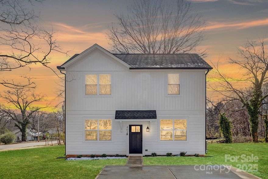 Qualifies for 100% Financing and $20,000 in Closing Costs! Stunning move in ready new construction 3 bedroom single family home located minutes from downtown Statesville. Open floorplan featuring 9 foot ceilings on both levels and luxurious finishes such as quartz countertops, white shaker cabinetry with soft close doors and dovetail drawers, subway tiled backsplash, and pendant lighting. Turnkey move in ready home perfect for first time buyers and investors. Loaded with upgrades including white oak luxury vinyl plank flooring, Pella windows and doors, stainless steel appliance package, large pantry, Moen plumbing fixtures and black hardware. Primary suite offers a spacious walk in closet and ensuite bath with shower. This home is complete with ample parking and a rear patio overlooking a flat back yard. No HOA or rental restrictions, can be used for short term, mid term or long term rental. Builder warranty included.