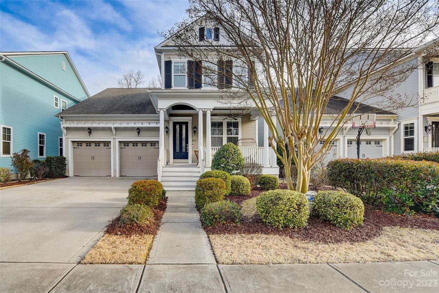 Rare find on The Preserve! Boasting a gourmet chef kitchen w/ an expansive island,GE Monogram appliances,5 burner gas cooktop w/ griddle and pot filler, oven and warming drawer, custom cabinetry, a ceramic tiled backsplash, and designer lighting, this kitchen is sure to impress. Throughout the main level, there are 10' ceilings, private office, refinished hardwoods, neutral paint, stunning heavy-molding, epoxy flooring in garage. Encapsulated crawl space and tankless hot water heater add to the efficiency of the home.
Main level primary suite is luxurious with its spa-like bathroom, frameless glass shower, dual vanities, and custom closets. The spacious screened-in porch overlooks a serene and private backyard. The upper-level boasts 3 large bdrms, 2 full baths, an oversized loft.
This award-winning, Charleston-inspired Ardrey community offers southern charm and a welcoming clubhouse with a fitness center, dog park, bocce ball, playground, resort pool.. Lawn maintenance is included!