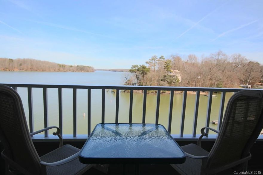 Live the dream life & wake up to breath taking views of Lake Wylie everyday! Steps away from the lake & pool. Updated condo open floor plan great for entertaining, you'll love the granite counter tops in the kitchen w/new SS appliances. Dining w/bar.  Master Suite bath w/dual sinks, whirlpool tub, separate shower plus walk-in closet. Boat slip #41. Just minutes from Center City and new Premier Outlet Mall.