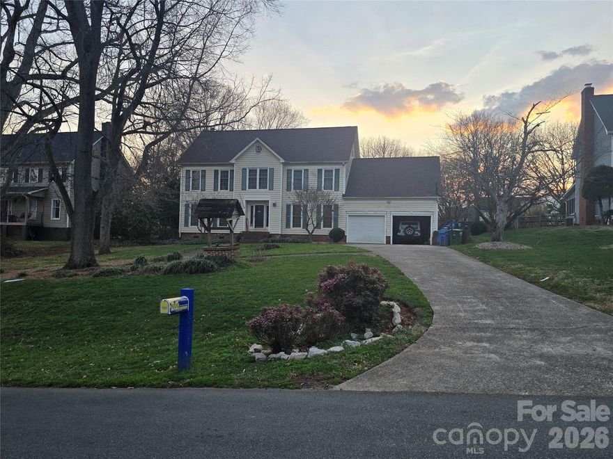 Welcome to this stunning 4-bedroom, 2.5-bath Mint Hill retreat offering over 3,100 square feet of thoughtfully designed living space, plus a versatile third-floor bonus room ideal for a home office, media room, playroom, or guest suite. The spacious layout is filled with natural light and features formal living and dining areas, along with a well-appointed kitchen and breakfast nook that opens to the inviting family room. Gather around the charming wood-burning fireplace, creating the perfect ambiance for cozy evenings at home.
The primary suite provides generous closet space and a private ensuite bath, while three additional bedrooms offer flexibility for family and guests.
Step outside and experience your own private backyard oasis. Enjoy the sparkling pool, expansive deck, and a relaxing hot tub, making this home an entertainer’s dream and the perfect place to unwind year-round. Mature landscaping enhances both privacy and curb appeal.
Conveniently located in desirable Mint Hill with easy access to shopping, dining, parks, and Uptown Charlotte, this home offers the perfect blend of space, comfort, and lifestyle. Don’t miss this blend of space, comfort, and outdoor living!