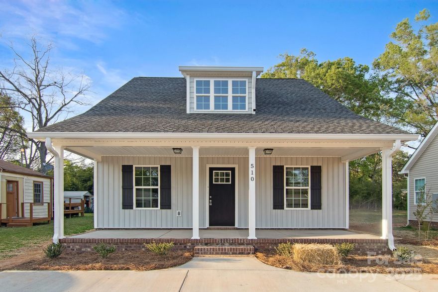 NEW Construction COMPLETED!! Just in time to start the new year in your NEW Home! This ADORABLE 4 bedroom, 2.5 bath home is an Arts & Crafts dream! Walk up onto the covered front porch and in onto NEW LVP flooring throughout all main living areas in the home. COZY great room with nice OPEN floorplan! STUNNING kitchen fit for entertaining w/HUGE kitchen island, granite countertops, breakfast bar, & NEW SS Appliance package! Dining area sees right out to the backyard! SPLIT Bedroom plan w/primary on the main! Primary suite hosts BIG walk-in closet & bathroom w/dual granite vanity with tub/shower combo! One half bath on Main Floor. UP: 3 guest bedrooms that are each ample in size, laundry closet, and additional full bath w/single granite vanity with tub/shower combo. Come see this AWESOME floorplan today!