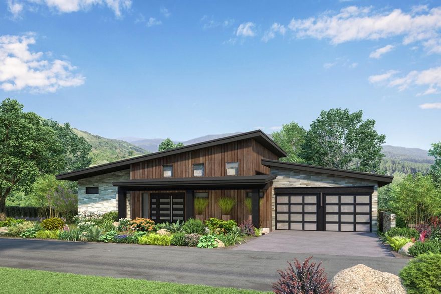 Ventana's premium modern, rustic home in a peaceful mountain setting with southern exposure available soon. A gated community tucked away in the serene blue ridge mountains unites nature and luxury living. Open
the front door to this home and revel in the stunning wall of windows across the entire rear
elevation and drink in unobstructed long range mountain views with downtown Asheville views. The
kitchen boasts monogram appliances with integrated refrigerator/dishwasher, sleek European style
cabinets and quartzite countertops. Impeccable views from the master suite
beautifully appointed with luxury features. The lower level provides an additional family room with
kitchenette, two ensuite bedrooms and bonus/game room. Year round views on every level are yours looking over 100 acres of conservation forest full of native hardwoods. Dine al fresco on over 500 sq
ft of covered, open deck space. Convenient to Asheville shopping, dining and entertainment.