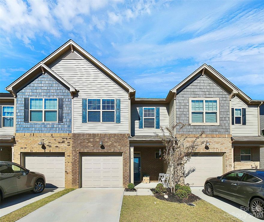 Stunning townhome in The Greens subdivision is a must see! Built in 2021 , the townhome features three bedrooms, and two and a half bathrooms. Upon entering the home, you'll be charmed by the open concept living room and kitchen. The kitchen features quartz countertops, stainless steel appliances and ample cabinet space. LVP flooring throughout the main level. Stepping past the breakfast nook, you'll step out onto the private screened patio. Upstairs you'll find three amply sized bedrooms. The primary suite features tray ceilings and large walk-in closet. Fantastic primary bathroom features large dual sink vanity and tiled walk-in shower. Bedrooms and living room were recently painted. Spend the summer at the neighborhood pool/club house. Home conveniently located to plenty of shopping and grocery options. Fridge, washer and dryer included with acceptable offer. Schedule a tour today! Motivated Seller and Move In Ready!