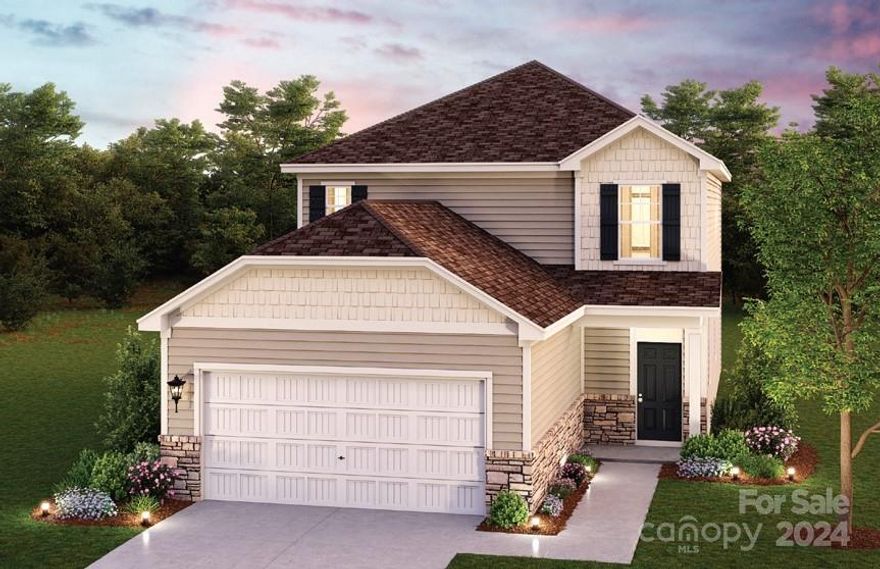 June Closing!  Move in Package! (Washer, Dryer and Fridge)
Come see why everybody is talking about living in York, SC.  Welcome to Asbury Ridge where you will find beautiful  homesites, with winding roads, walking trails, playground and sidewalks to enjoy with your friends and family.  The Olympic Model is an open floor plan, known for its spacious bedrooms.  On the main floor you will have an open concept with a bedroom down, large Granite island in the kitchen with stylish cabinets. The great room features a beautiful fireplace! Bonus loft space on the 2nd floor! Fiber cement exteriors and beautiful elevations. Home is connected to Smart home products.

Community features: playground, walking trails, community garden and sidewalks.

Easy access to Hwy 5 and 49 to help make your commute simple.