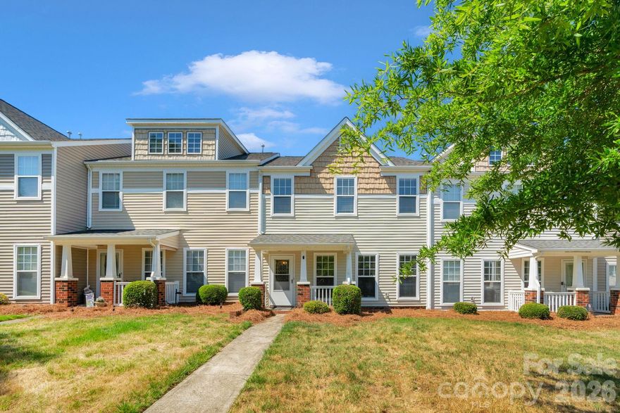 Beautifully maintained townhome offering a functional layout, low maintenance living, and a convenient location in the growing Indian Trail NC area. This 2 bedroom, 2 full bath, 1 half bath home features an open main level with great natural light, comfortable living and dining spaces, and a kitchen designed for everyday living and entertaining. Upstairs, both bedrooms offer privacy with en suite bath access, making the layout ideal for roommates, first time buyers, investors, or those seeking flexible living space. All major systems have been updated, Roof replaced in 2024, new gas furnace and AC in 2022, and Hot water heater 2026. 

Enjoy move in ready convenience with easy access to shopping, dining, parks, and major commuter routes connecting to Charlotte and surrounding areas. The outdoor space and low upkeep lifestyle make this Indian Trail townhome an excellent option for buyers looking for comfort, convenience, and value in a desirable Union County location. Residents can take advantage of neighborhood amenities including a large swimming pool, clubhouse with reservable gathering space, sport court, peaceful pond, two playground areas, and extensive sidewalks outdoor enjoyment throughout the community.