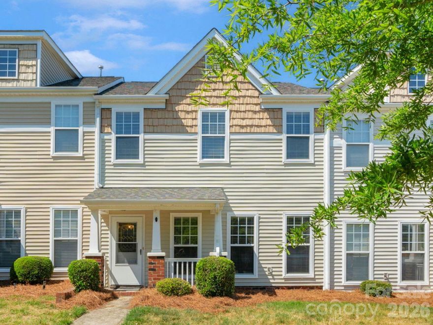 Beautifully maintained townhome offering a functional layout, low maintenance living, and a convenient location in the growing Indian Trail NC area. This 2 bedroom, 2 full bath, 1 half bath home features an open main level with great natural light, comfortable living and dining spaces, and a kitchen designed for everyday living and entertaining. Upstairs, both bedrooms offer privacy with en suite bath access, making the layout ideal for roommates, first time buyers, investors, or those seeking flexible living space. All major systems have been updated, Roof replaced in 2024, new gas furnace and AC in 2022, and Hot water heater 2026. 

Enjoy move in ready convenience with easy access to shopping, dining, parks, and major commuter routes connecting to Charlotte and surrounding areas. The outdoor space and low upkeep lifestyle make this Indian Trail townhome an excellent option for buyers looking for comfort, convenience, and value in a desirable Union County location. Residents can take advantage of neighborhood amenities including a large swimming pool, clubhouse with reservable gathering space, sport court, peaceful pond, two playground areas, and extensive sidewalks outdoor enjoyment throughout the community.