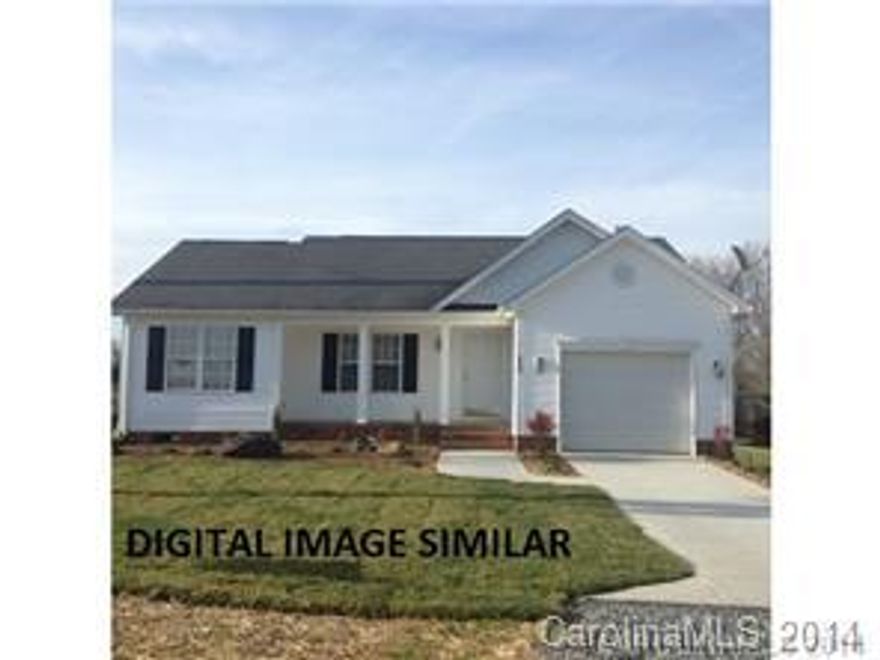 This is a custom to be built. It will have granite counter tops, SS appliances, tile & laminate wood floors throughout. Updated cabinets & lighting package with tray ceilings, crown molding & rounded wall corners. Custom built on half an acre in Concord that's convenient to shopping, restaurants, & I85!