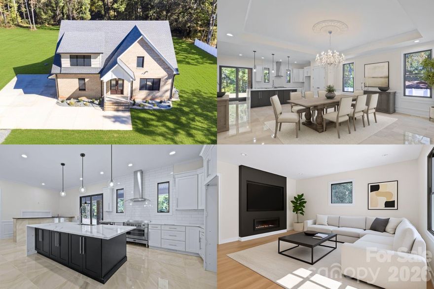 Instant Equity! 
Home appraisal done January 2026 estimated this home's value at 1.225 million

Own acreage and a stunning, brand-new 4,141 sq. ft. residence in the heart of Wesley Chapel, with coveted Weddington schools and no HOA. Designed to inspire, this home balances light, volume, and exquisite materials, creating a calm, refined, and utterly livable sanctuary.

Inside, elegant Spanish and Italian porcelain tile and wide-plank wood composite floors in soft neutrals set the tone. The gourmet kitchen features upgraded cabinetry, a generous island, a Verona Italian stove, and seamless flow to the dining area and wet bar—perfect for dinners and entertaining. Energy-efficient LED lighting enhances the modern ambiance throughout.

The primary suite is a boutique-style retreat with LED smart mirrors, a frameless Roman shower, and a soaking tub. Upstairs, three spacious secondary bedrooms, a finished bonus room (or 5th bedroom), and multiple attic storage areas offer versatility and organization. A private entrance leads to a self-contained living area with a full bath—ideal for guests, an office, or efficiency apartment.

Details abound: Andersen 400 windows, oak staircases, oversized interior doors, whole-home water filtration and softener, spray-foam–treated attic, commercial-grade gutters with leaf guards, copper flashing, and a fully encapsulated crawlspace. Andersen A-Series patio doors open to a covered outdoor living space overlooking a private, pool-ready backyard, complete with Wi-Fi, outdoor Ring camera, and built-in garage Bluetooth speakers.

This is more than new construction—it’s a life framed by timeless style, modern convenience, and enduring quality. Schedule your tour today and envision your life here.