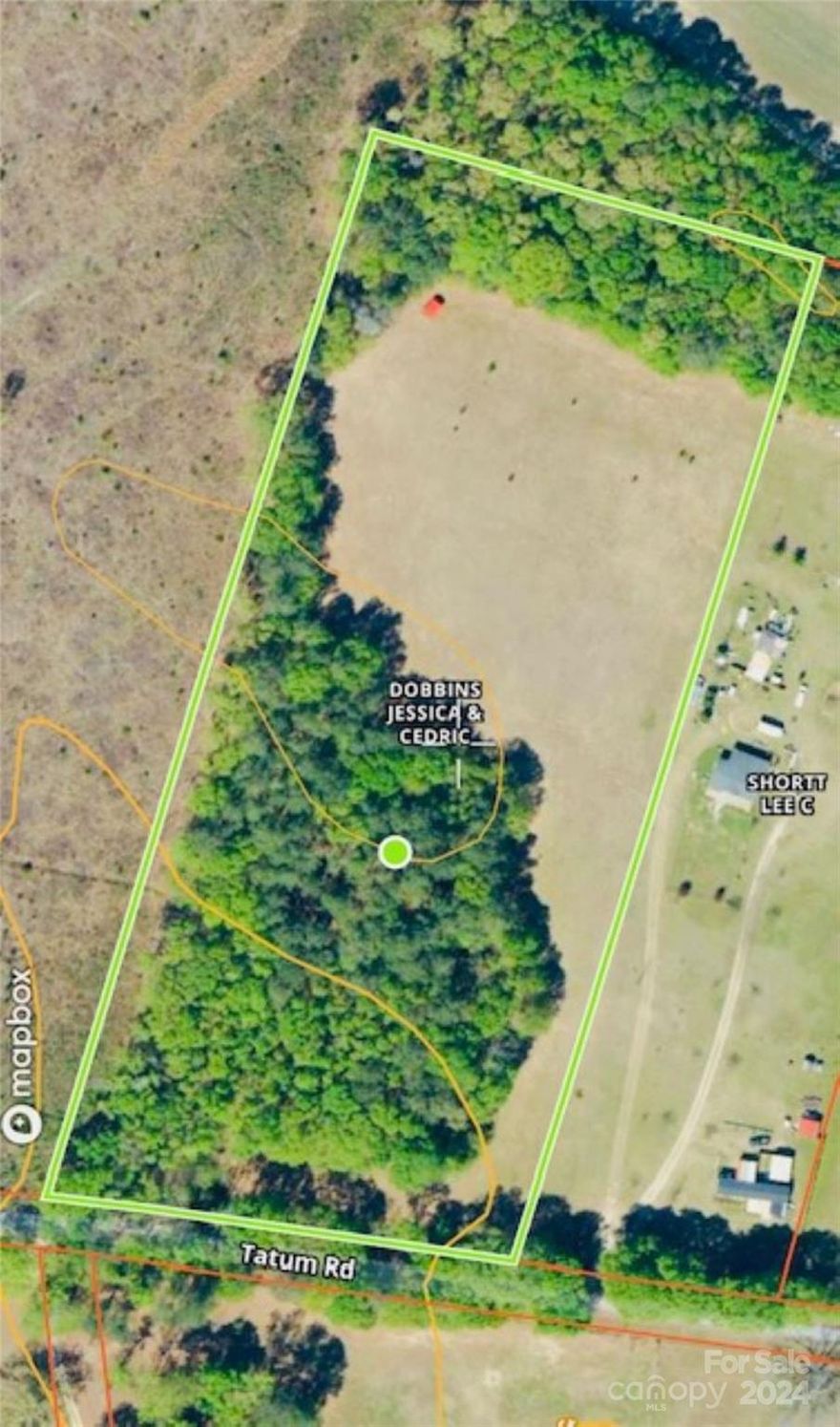 Lots of options exist with this 10 acre parcel.  The property has an open strip up front and a larger open field in back with a nice forest of trees in between. This land would be ideal for hunting, building a home, investment, farming, etc.  Survey on file.