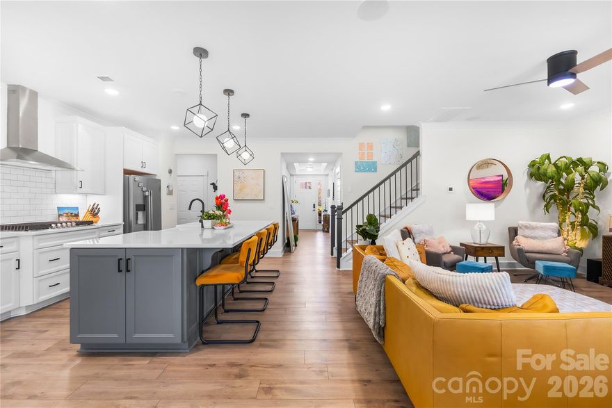 Huge equity opportunity! This home is better than new—less than a year old and loaded with builder upgrades plus thoughtful owner enhancements throughout. From custom lighting, built-ins, fans, and paint to upgraded fencing and professional landscaping, every detail has been dialed in to create a true showstopper.

And here’s the kicker—the seller is passing along significant equity to the next owner. Originally purchased for $620,000 and now offered at $574,995…this is a steal.

Step inside and fall in love with the layout. The main level features both the primary suite, a guest bedroom, and an executive office.  offering flexibility for any stage of life. LVP flooring and upgraded trim run throughout, adding a polished feel. The kitchen shines with beautiful two-tone cabinetry, quartz countertops, a wall oven, and gas cooktop—perfect for everyday living and entertaining.

The primary suite is a true retreat with tray ceilings, custom paint, and a spa-like bathroom with upgraded fixtures that flows into a custom closet with built-ins ( don't miss the shoe wall) 

Upstairs, the quality continues with a spacious loft, two additional bedrooms, and a finished bonus room—ideal for a home gym, office, or media space.

Outside, enjoy a fully fenced backyard with a privacy wall on the patio—perfect for relaxing or hosting. Even the garage has been upgraded with custom storage built-ins.

Located in The Villas at Prestwick, you’re just minutes from downtown Mooresville and Davidson, with a quick and easy commute into Charlotte when needed.