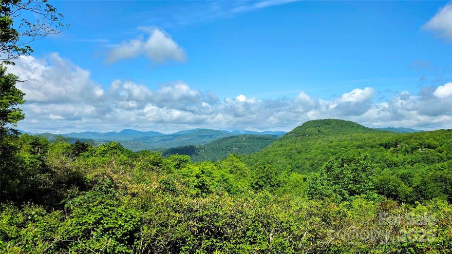 Massive Panoramic Mountain Views of Chimneytop, Rock & Whiteside Mountains, from 4400' atop Falcon Ridge from this incredible low-maintenance newer mountain home featuring 4 bedrooms (3 on main level) and 4 bathrooms with attached 2 car garage. Large open great room with stone fireplace, spacious kitchen and dining areas. Big screened-in porch with gas fireplace overlooking incredible natural gardens in surreal mountaintop setting with huge mountain views. Sold furnished. Split floorplan with large master suite including work at home office on one side, and two guest bedrooms and bathrooms opposite. Fourth bedroom suite located above the garage. You'll love this gentle property with paved circular drive, stone firepit, terraced gardens, tons of native blooming shrubs and beautiful outdoor dining area, all with the big mountain views.