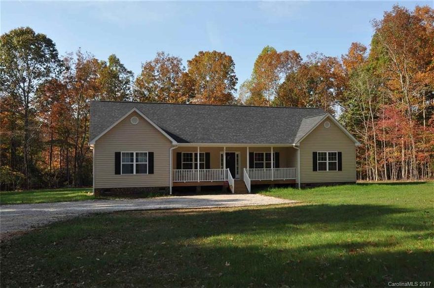 Brand new 4BR/2BA home on 2.5 acres. Built in 2016, nice open floorplan. Spacious kitchen with granite countertops, all appliances to remain. Large living room & formal dining room w/ hardwood floors. Separate mud/laundry room. Big backyard surrounded by beautiful trees. Front porch and back patio, perfect for relaxing or entertaining guests. York Prep Academy is an alternate school and is 10-15 minutes from Chester. Very private, country setting. Easy drive to Charlotte and Columbia!