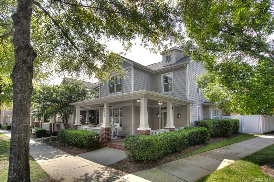 What a fabulous opportunity to be in the highly sought after Baxter Village just feet from the town center.  Easy walk to Starbucks, a quick bite or glass of wine.  This has a HIGH walkability factor. End unit w/ lovely screen porch w/ vaulted ceiling - this is a true extension of living area.  Paver patio & professionally landscaped backyard. Oversized rocking chair front porch is a warm invitation to friends. Tankless hot water heater, upgraded HVAC and roof ('10). Immediate access available.