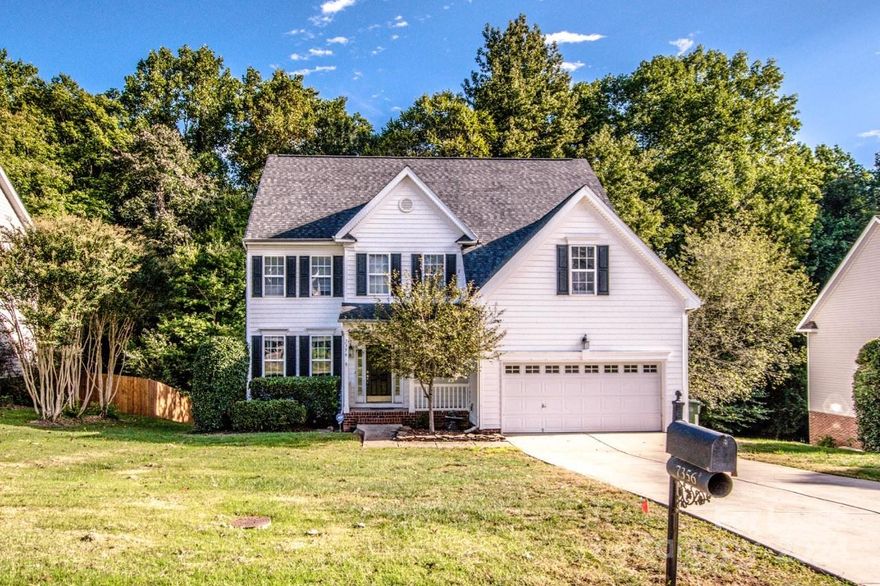 This 3800+ sq ft home has plenty of space with a bright & open floorplan, new carpeting and fresh paint throughout most of the house! Stainless Steel appliances, granite countertops and double ovens are some of the features that make this home special. A private get-away office/flex space/guest bedroom is located on the third floor with a full bath. The finished basement is a daylight walkout basement with plenty of windows, storage and a full bath making this the perfect space to hang out. Community features include a lovely outdoor pool area, park, playground and walking trails/biking trails! Easy access to Uptown Charlotte and Charlotte Douglas Airport.