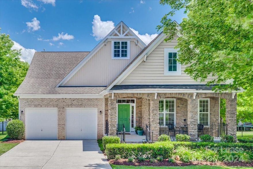 Customized DR Horton open concept floor plan with tons of upgrades on prime lot in award-winning Fort Mill Schools! Neutral, on-trend paint & high-end designer finishes throughout. Gracious foyer gives way to large formal study. Spacious living room w/ tall ceilings and gas fireplace opens to stunning gourmet kitchen with stainless steel appliances, tons of white cabinets, marble counters and walk-in pantry; sizable casual dining area. TONS of natural light due to additional windows added to the home. Secondary bedroom on main floor with additional full bathroom. Expansive owner’s suite with tray ceiling on main level boasts a spa-like bathroom with a large walk-in closet. Two additional bedrooms and bathroom on second story. Outside covered porch and deck looks over a designer paver patio with built in fire pit. Close to entertainment, shopping, restaurants, and easy highway access.