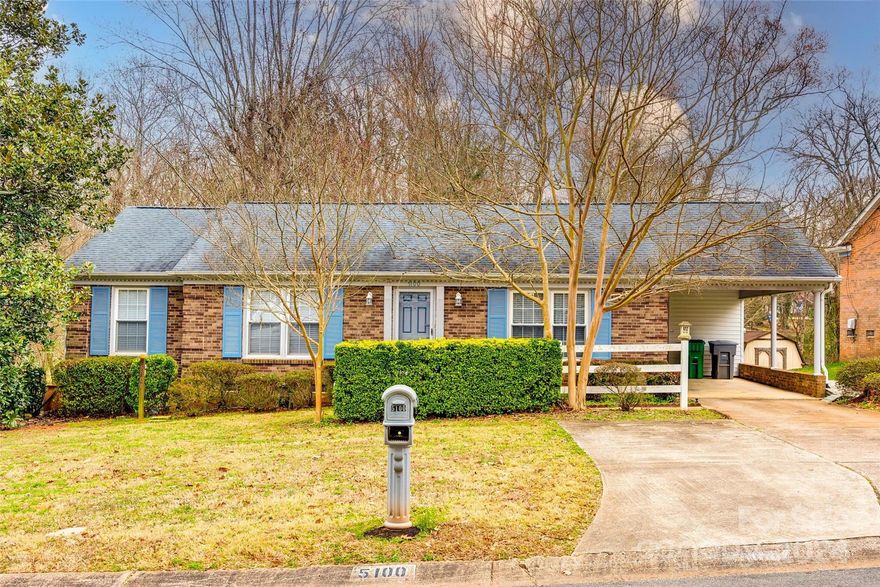Step into this 1969 ranch style retreat where vintage charm meets modern comfort. The classic floor plan invites natural light, highlighting the original details such as the golden hardwood floors. The kitchen, a blend of nostalgia and functionality, boasts classic appliances and cabinets crafted by carpenters of yesteryear. With three bedrooms, two full bathrooms, and a serene backyard viewable from the rear covered area of the deck, this home offers a perfect balance of retro aesthetics with cozy Charlotte living. It's ideal for those seeking a timeless haven with a touch of mid-century allure so schedule a showing today!