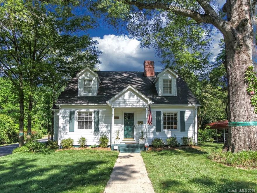 Must See!  Adorable Cape Cod in the Heart of Gastonia.  This charming home sits on a lovely corner lot minutes from shopping and only 25 minutes to Uptown Charlotte.  Original hardwoods.  Wood Burning Fireplace.  Master on Main.  Upstairs features 3rd BR with Bonus that could be used at 4th BR with closet in the hall.  Workshop in the basement.   Priced to Sell with Pre-Listing Appraisal, Home Inspection and 13 Month Home Warranty in place.  Well maintained is an understatement on this one.