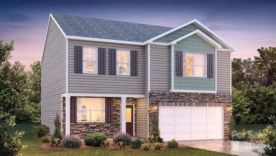 NEW CONSTRUCTUION!  Welcome to Lakeshore at Windstone!  Conveniently located with easy access to all that Mooresville has to offer.  This Popular Penwell plan features a first floor study with French Doors. Large open concept greatroom and dining are open to the classic kitchen with quartz counters.  Second floor loft and secondary bedrooms are located upstairs along with the spacious primary. Bath features double vanities, 5ft shower, private water closet, & sizable walk-in closet. Smart Home package with wifi thermostat, Z-Wave door lock and wireless switch, touchscreen control device, video doorbell, and Amazon Echo. Enjoy the beauty and benefits of new construction!